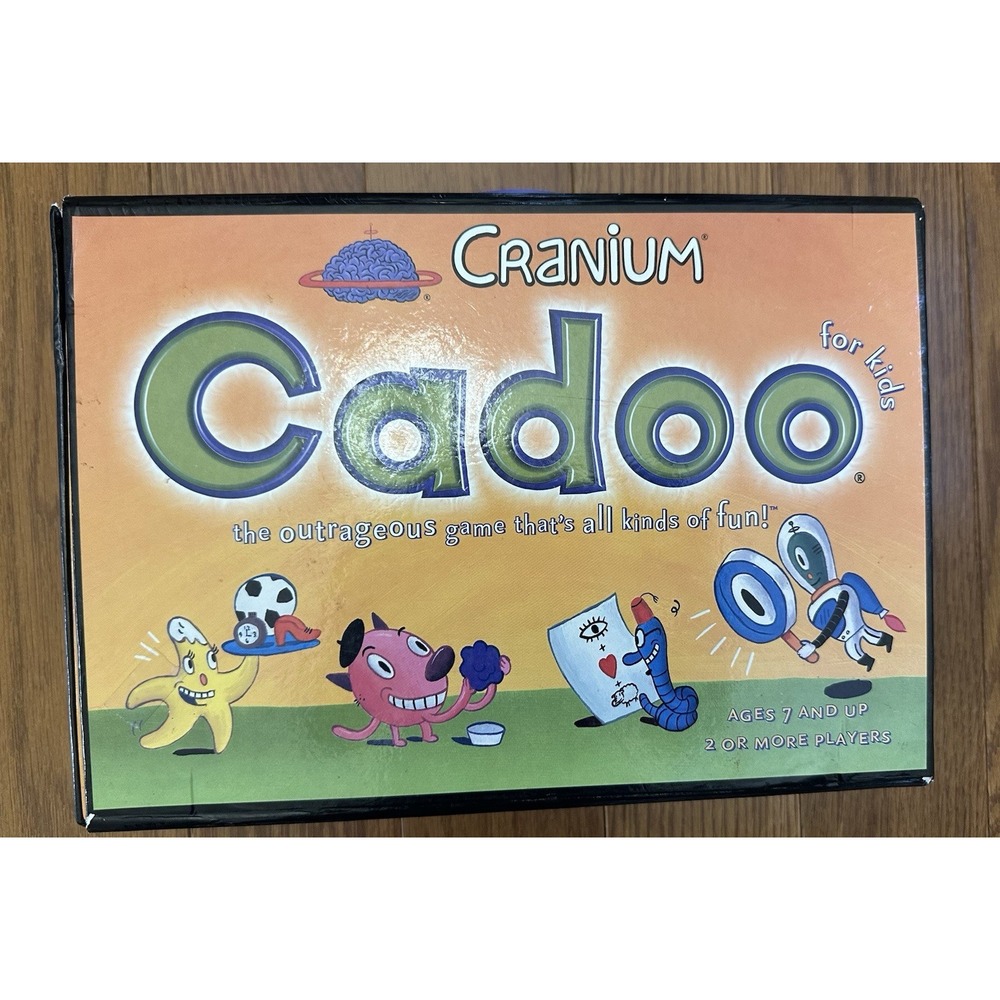 VINTAGE Cranium Cadoo For Kids Game Ages 7‎ Up  Complete Without Clay